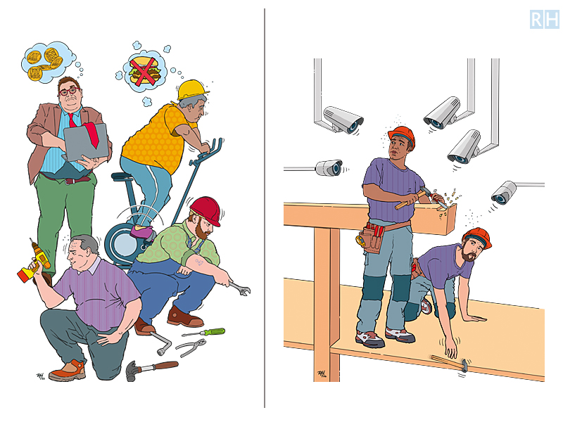 illustratie Aannemer